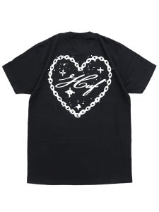 画像1: HUF BE MINE TEE BLACK (1)
