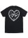 画像1: HUF BE MINE TEE BLACK (1)