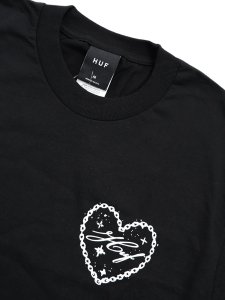 画像3: HUF BE MINE TEE BLACK (3)