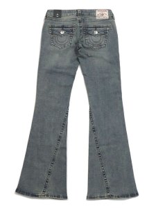 画像1: 【送料無料】TRUE RELIGION W JOEY LOW RISE FLARE FLAP MED VINTAGE (1)