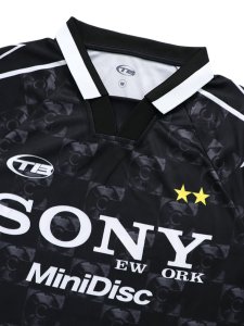 画像3: 【送料無料】THROWBACK MD FOOT BALL JERSEY BLACK (3)