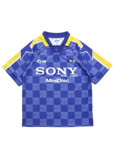 画像1: 【送料無料】THROWBACK MD FOOT BALL JERSEY BLUE (1)
