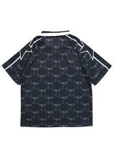 画像2: 【送料無料】THROWBACK MD FOOT BALL JERSEY BLACK (2)