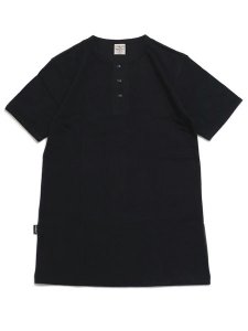 画像1: AVIREX DAILY RIB HENLEY NECK S/S TEE (1)