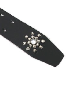 画像4: RAISE8 APPAREL 38MM LEATHER BELT BLACK/WHITE/SILVER (4)