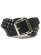 画像1: 【送料無料】RAISE8 APPAREL 38MM LEATHER BELT BLACK/SILVER (1)