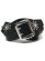 画像1: RAISE8 APPAREL 38MM LEATHER BELT BLACK/WHITE/SILVER (1)