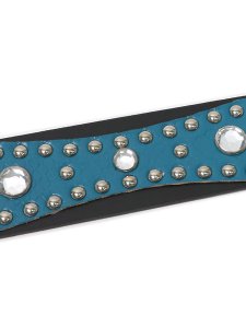 画像3: RAISE8 APPAREL 38MM LEATHER BELT BLACK/TURQUOISE/SILVER (3)