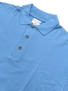 画像3: 【MEGA SALE】COTTON DELUXE by ANVIL COTTON PIQUE POLO LIGHT BLUE (3)