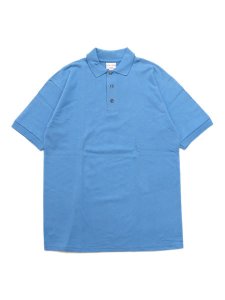 画像1: 【MEGA SALE】COTTON DELUXE by ANVIL COTTON PIQUE POLO LIGHT BLUE (1)