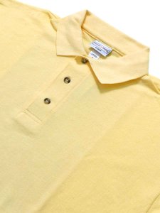 画像3: 【MEGA SALE】COTTON DELUXE by ANVIL COTTON PIQUE POLO YELLOW HAZE (3)