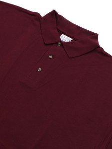 画像3: 【MEGA SALE】COTTON DELUXE by ANVIL COTTON PIQUE POLO MAROON (3)