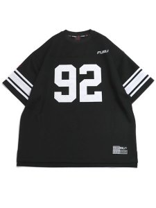 画像1: 【送料無料】FUBU FOOTBALL SHIRTS BLACK (1)