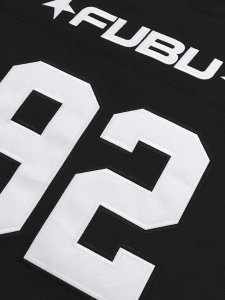 画像5: 【送料無料】FUBU FOOTBALL SHIRTS BLACK (5)