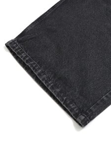 画像7: 【送料無料】FUBU DENIM BUGGY HALF PANTS BLACK (7)