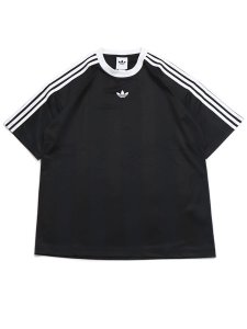 画像1: ADIDAS JACQUARD JERSEY-BLACK/WHITE (1)