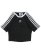 画像1: ADIDAS WMNS 3 STRIPES BABY TEE-BLACK (1)