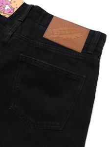 画像6: 【送料無料】ICECREAM BIG BLACK DENIM SHORTS BLACK CARAMEL (6)