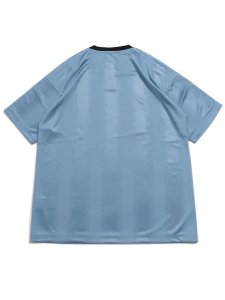 画像2: ADIDAS JACQUARD JERSEY-ASH BLUE/BLACK (2)