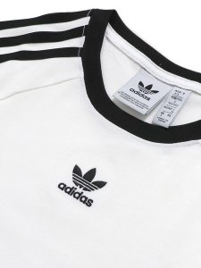 画像3: ADIDAS WMNS 3 STRIPES BABY TEE-WHITE (3)