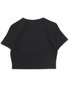 画像2: ADIDAS WMNS ESS RIB TEE-BLACK (2)