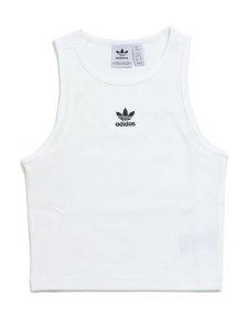 画像1: ADIDAS WMNS ESS RIB TANK-WHITE (1)