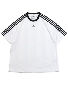 画像1: ADIDAS JACQUARD JERSEY-WHITE/BLACK (1)