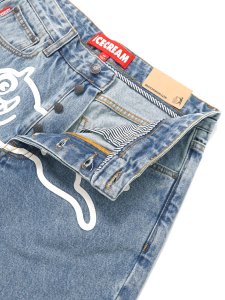 画像4: 【送料無料】ICECREAM BIG BOI DENIM SHORTS LIGHT CARAMEL (4)