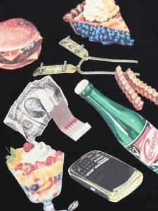 画像4: ICECREAM MMM FOOD TEE BLACK (4)