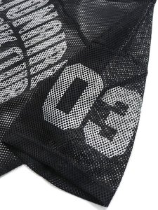 画像5: 【送料無料】BILLIONAIRE BOYS CLUB BB VARSITY CROP FIT MESH FB JRSY BLACK (5)