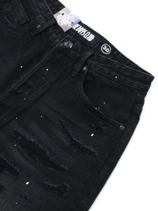 画像3: 【送料無料】BILLIONAIRE BOYS CLUB BB OUTER LIMIT DENIM SHORTS COMET BLACK (3)
