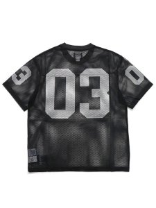 画像2: 【送料無料】BILLIONAIRE BOYS CLUB BB VARSITY CROP FIT MESH FB JRSY BLACK (2)