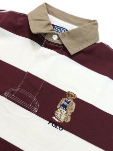 画像3: 【送料無料】POLO RALPH LAUREN CLASSIC FIT COLLEGIATE BEAR RUGBY SHIRT (3)