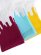 画像2: LIXTICK DRIP SOCKS 3PACK 4TH T.BLUE/YEL/MAGENTA (2)