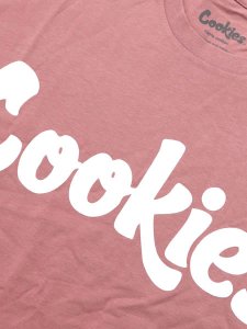 画像3: COOKIES CLOTHING ORIGINAL LOGO TEE DUSTY ROSE/WHITE (3)