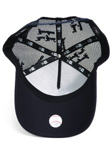 画像5: NEW ERA 9FORTY A-FRAME TRUCKER YANKEES WHT/NVY (5)