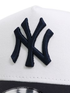 画像6: NEW ERA 9FORTY A-FRAME TRUCKER YANKEES WHT/NVY (6)