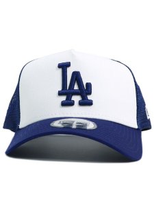 画像2: NEW ERA 9FORTY A-FRAME TRUCKER DODGERS WHT/DRYL (2)