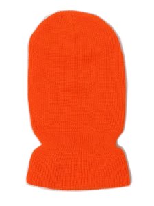 画像2: NEW HATTAN ACRYLIC FACE MASK BLAZE ORANGE (2)