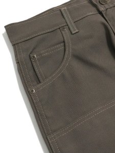 画像3: 【送料無料】PRISON BLUES DOUBLE KNEE RIGID OLIVE WORK JEAN (3)