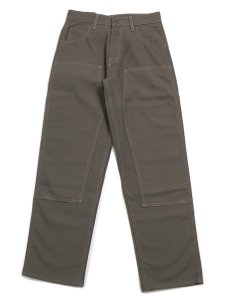 画像1: 【送料無料】PRISON BLUES DOUBLE KNEE RIGID OLIVE WORK JEAN (1)