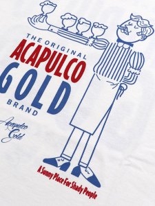 画像3: ACAPULCO GOLD HERE YOU GO TEE WHITE (3)