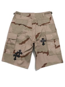 画像2: 【送料無料】ADVANCE ROTHCO CROSS LEATHER CARGO SHORT DESERT (2)