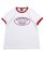 画像1: ACAPULCO GOLD OVAL LOGO LADY'S RINGER TEE WHITE/RED (1)