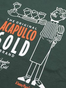 画像3: ACAPULCO GOLD HERE YOU GO TEE FOREST GREEN (3)
