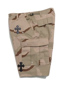 画像3: 【送料無料】ADVANCE ROTHCO CROSS LEATHER CARGO SHORT DESERT (3)