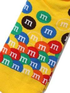 画像4: ODD SOX M&MS PILE YELLOW CREW SOCKS (4)