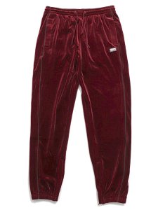 画像1: 【送料無料】PRO CLUB VELOUR TRACK PANT BURGUNDY (1)