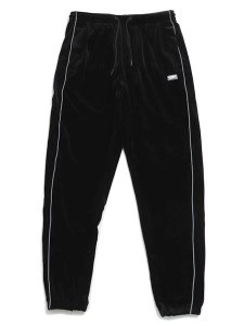 画像1: 【送料無料】PRO CLUB VELOUR TRACK PANT BLACK (1)