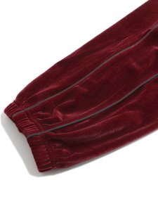 画像6: 【送料無料】PRO CLUB VELOUR TRACK PANT BURGUNDY (6)